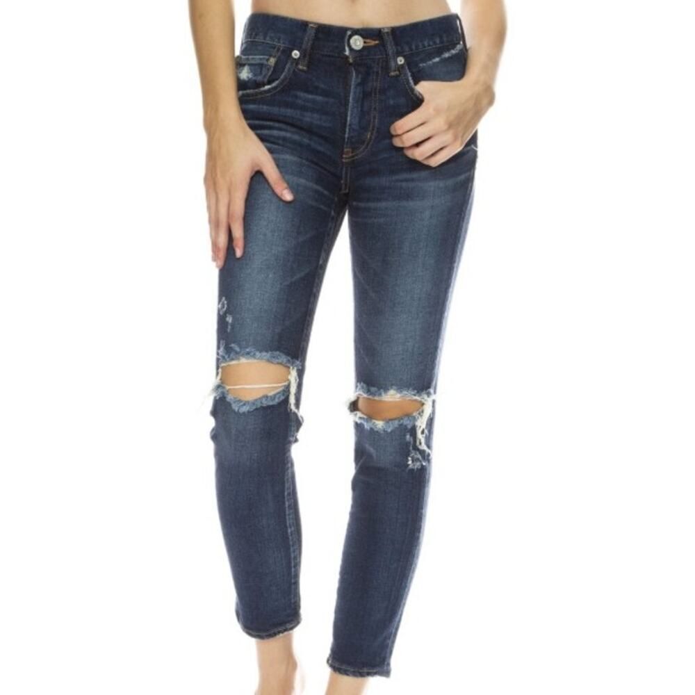 Moussy Vintage Marissa Skinny in Dark Blue Jeans Made in Japan Women’s Sz. 30